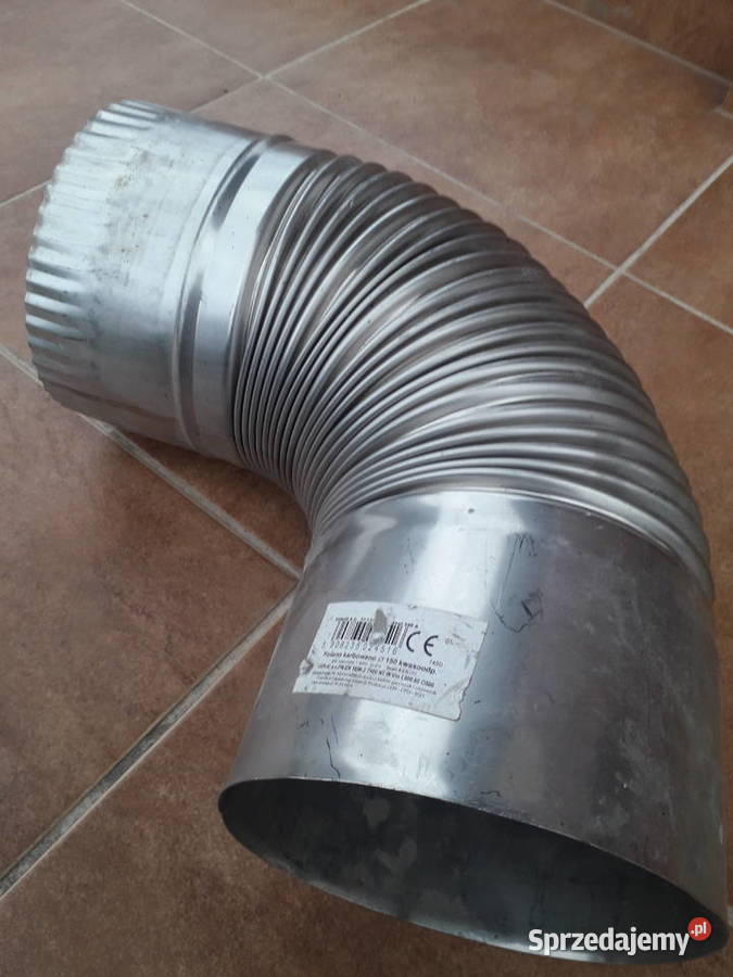 Kolano nierdzewne 150mm podkarpackie