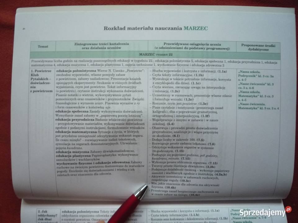 Nasze Ćwiczenia 3 Książka Nauczyciela Rozkład Podręczniki Szczecin