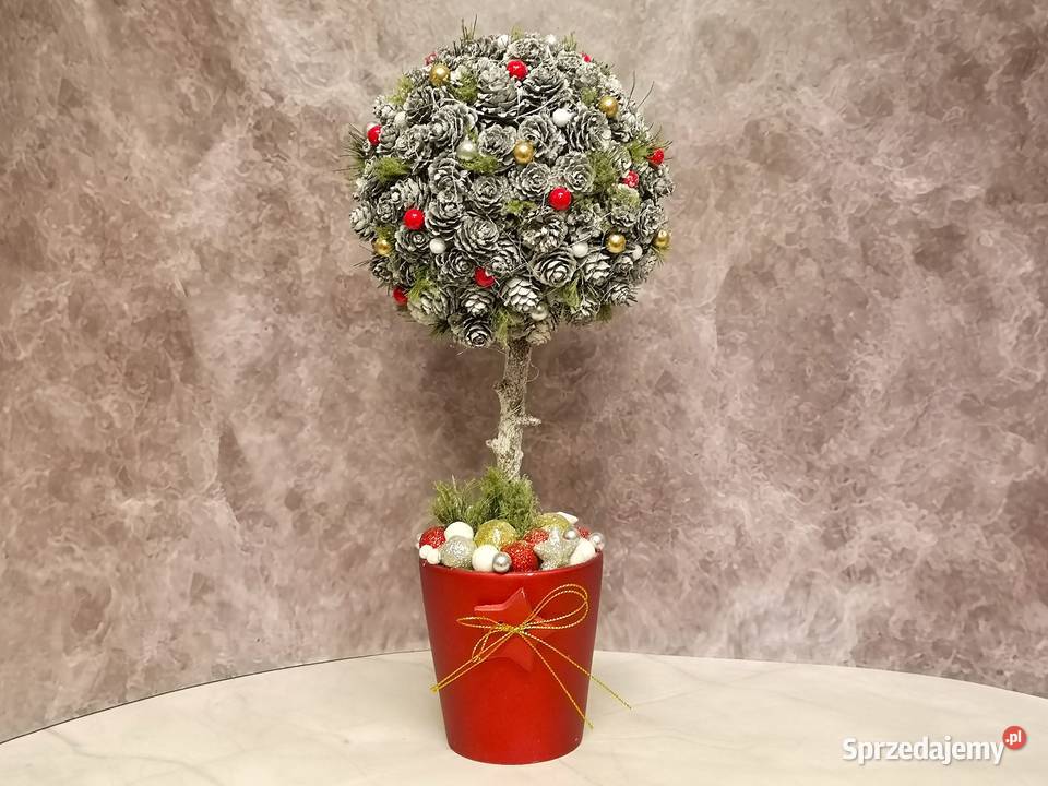 Świąteczny stroik w formie drzewka LED 38 świętokrzyskie