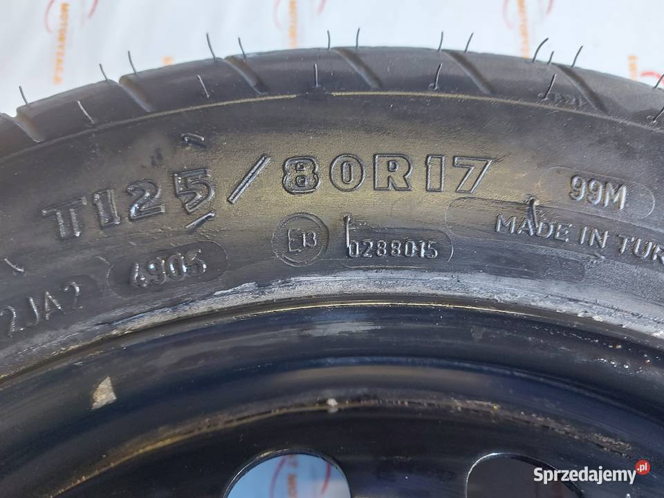 AUDI A4 B6 B7 koło dojazdowe 1258017 99M 5x112 Kielce