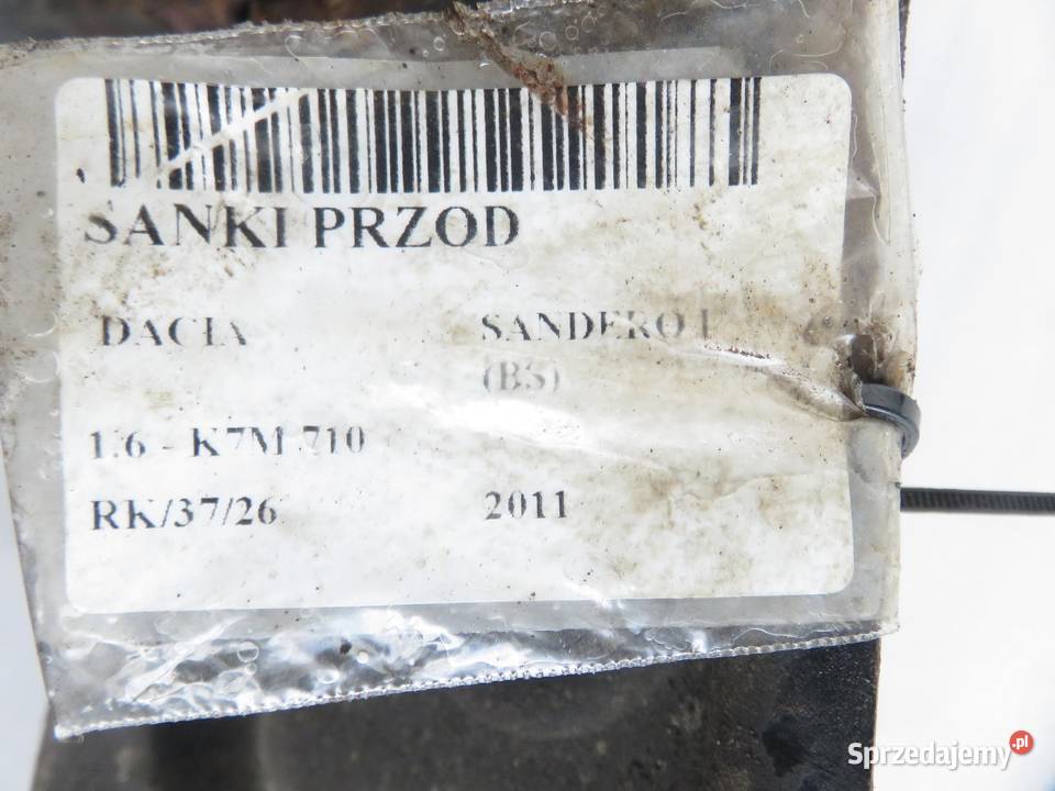 SANKI PRZÓD DACIA SANDERO I BS 16 K7M 710 małopolskie