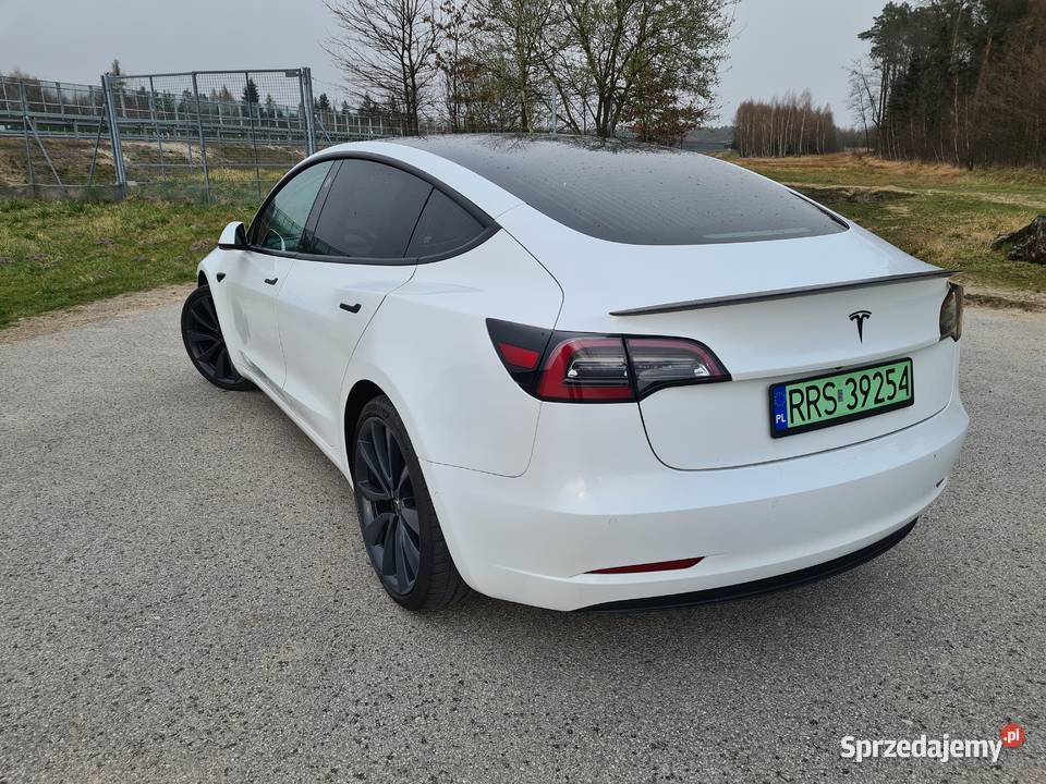 Tesla model 3 Long Range bateria 75kw zasieg 480 Model 3 Rzeszów sprzedam