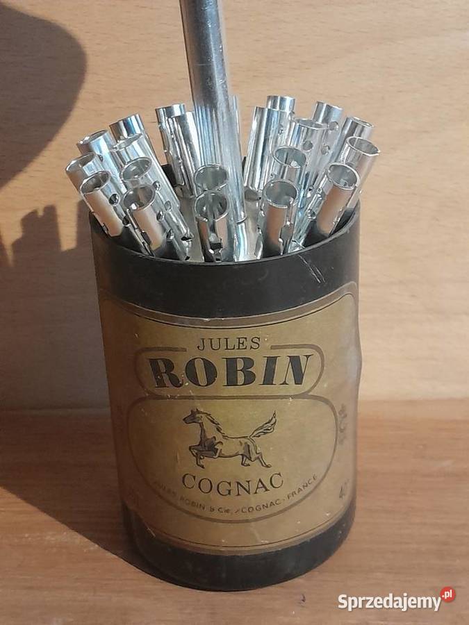 Stara papierośnica Robin butelka Cognac gadżet Dąbrowa Górnicza sprzedam
