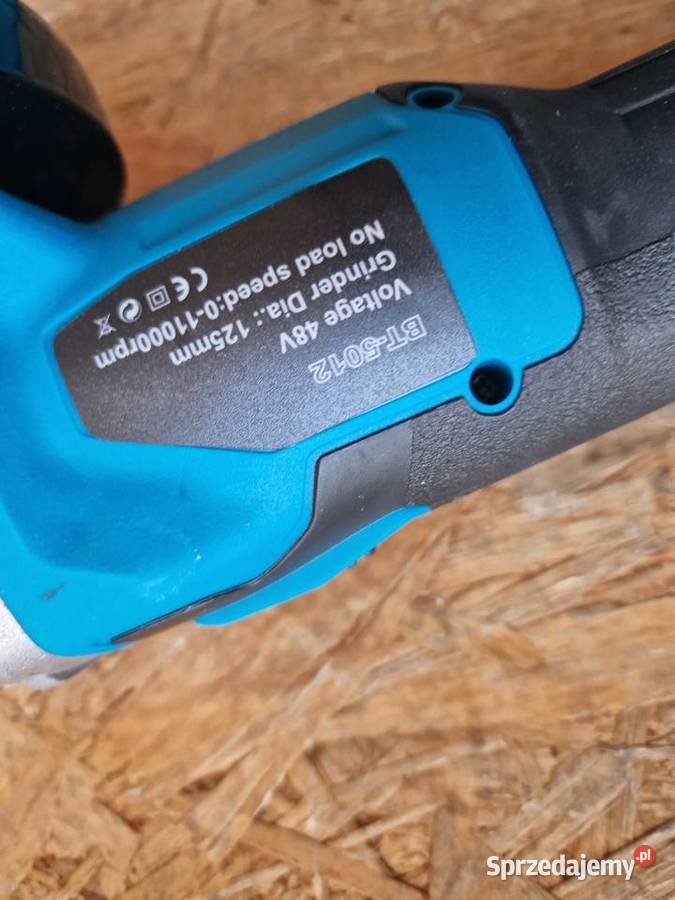 SZLIFIERKA KĄTOWA AKUMULATOROWA Z REGULACJĄ