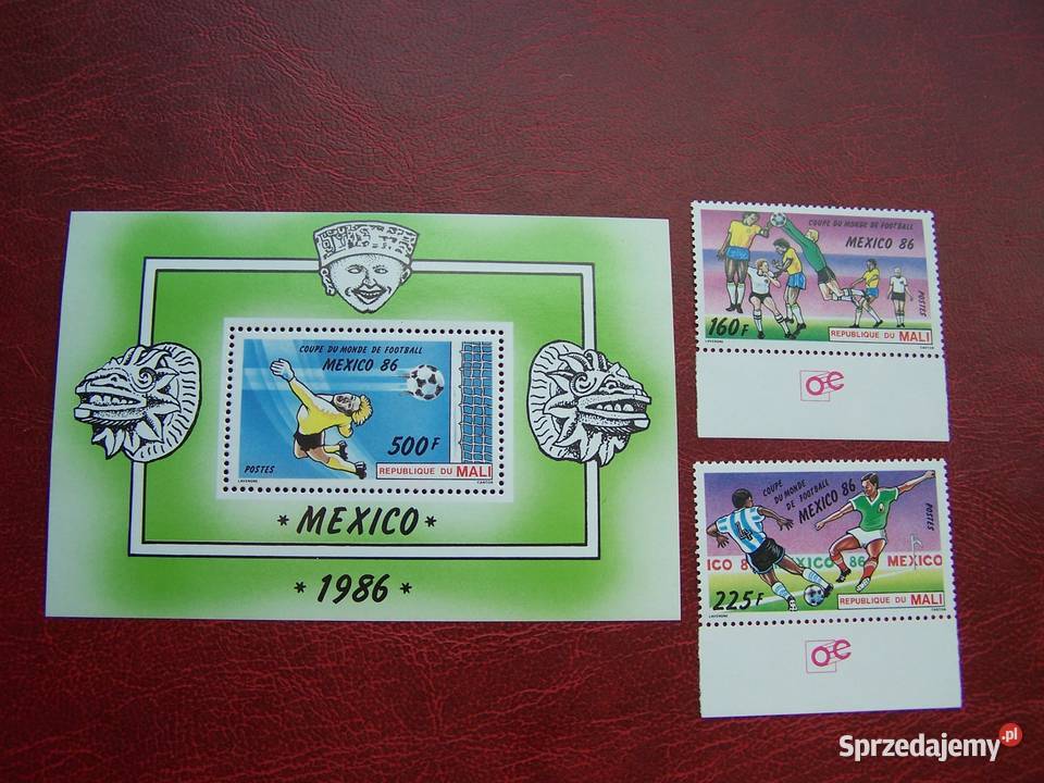 Mali 1986 MNH Mi 106869 Sport Piłka nożna MŚ Filatelistyka Tychy