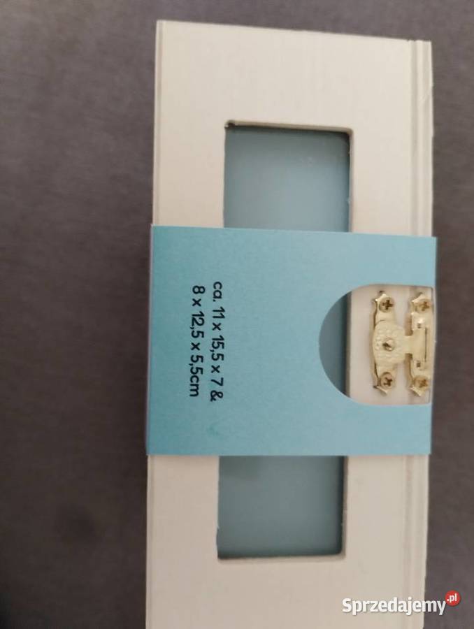 Szkatułki 2 drewniane Siemiatycze