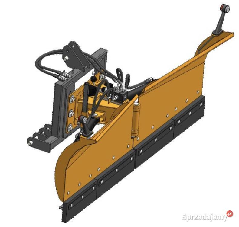 MetalTechnik Pług składany lekki TUZ kat I mały Rzędziany