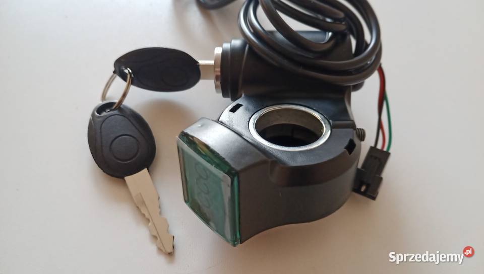 Woltomierz ze stacyjką kierownica 22mm hulajnoga mazowieckie