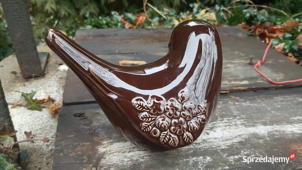 Ceramiczny duży gołąb Myszków sprzedam