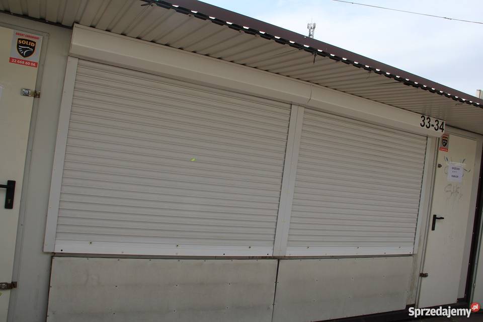 Legionowo Targowisko Miejskie Pawilon handlowy 3 witryna Legionowo