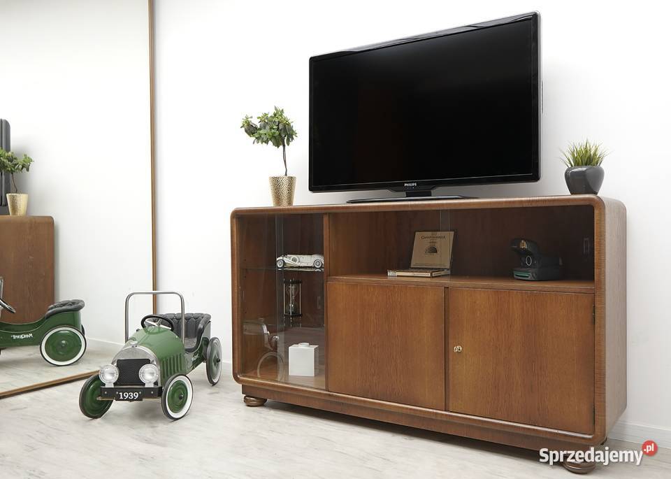 Zabytkowa komodabiblioteka w stylu art deco lata Jerka