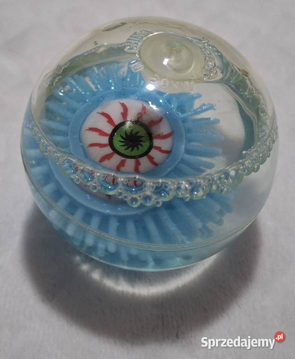 Gumowa kulka z okiem brokatem niebieska 6 Pozostałe Czeladź sprzedam