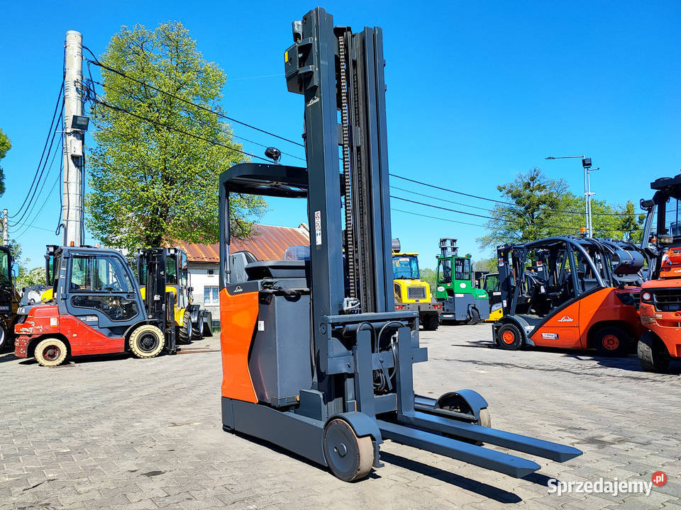 Wózek widłowy elektryczny reach truck Linde Motoryzacja Kęty sprzedam