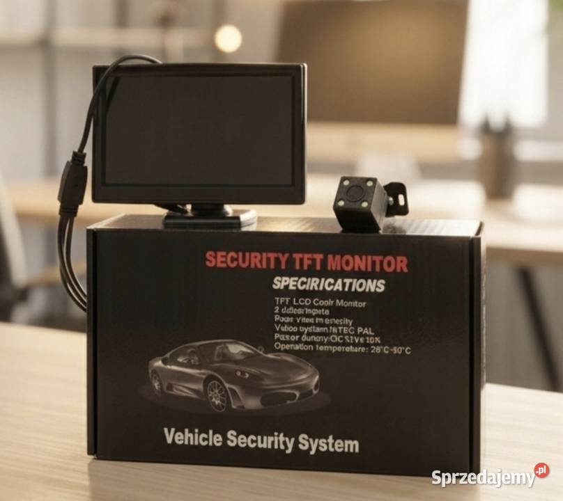 Monitor TFT Kamera Cofania Zestaw Security TFT Jastrzębie-Zdrój