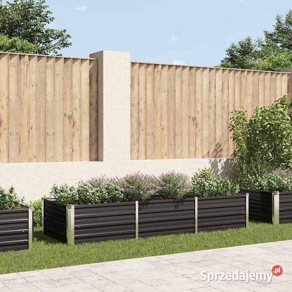 vidaXL Podwyższona donica antracyt 240x80x45 mazowieckie Warszawa
