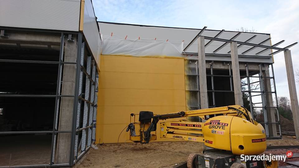 Malowanie hydrodynamiczne agregatem Płochocin