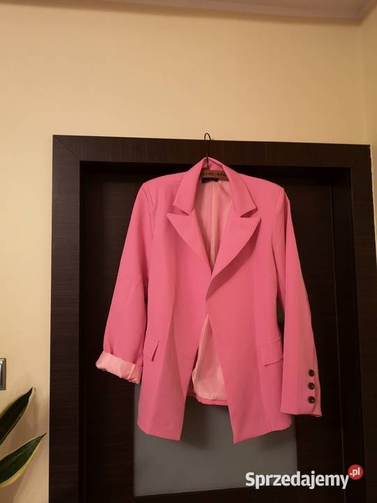 Marynarki damskie okazja 4 szary/srebrny Łódź