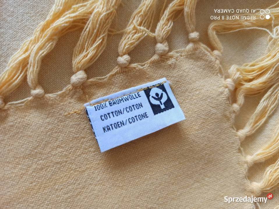 Serweta obrus 100 bawełna PRL Warpechy Stare