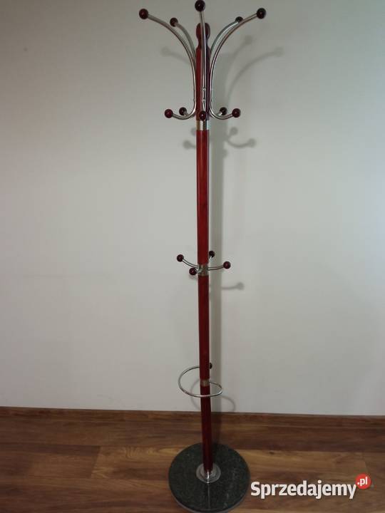 Wieszak na ubrania stojący przedpokój chrom podlaskie
