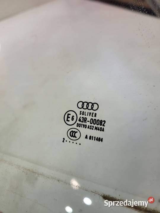 SZYBA DRZWI LEWY PRZÓD AUDI A4 B7 CABRIO 2002R Przystajń
