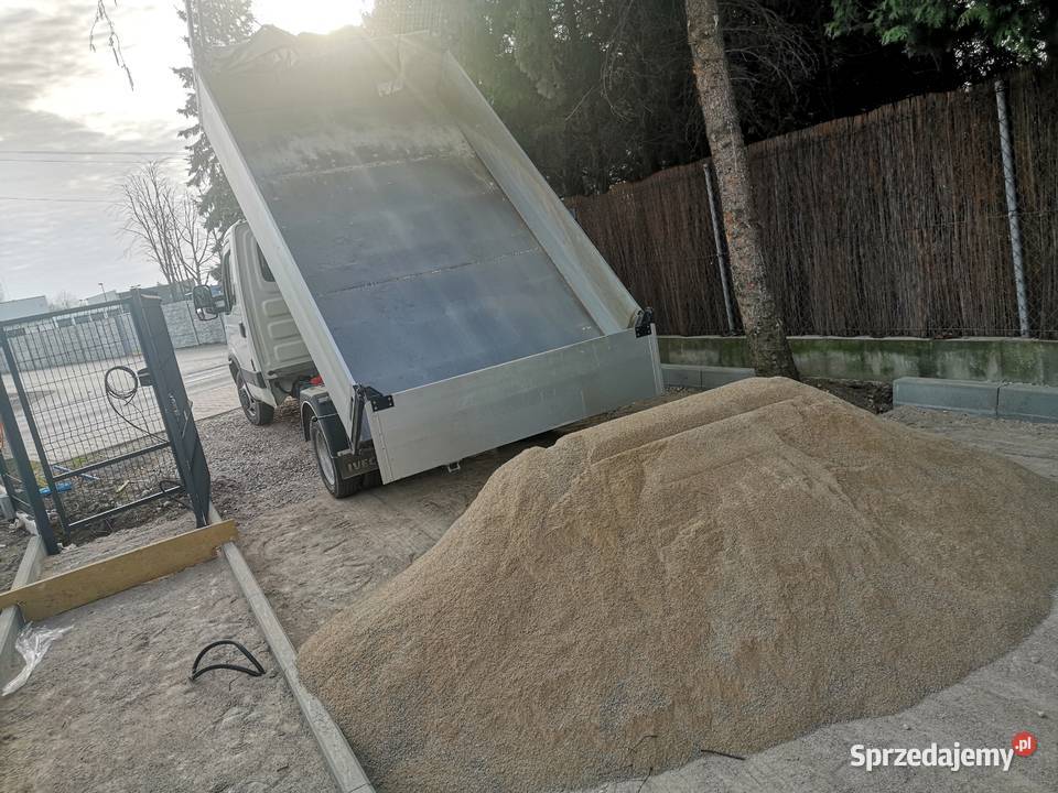 Piasek szary rzeczny płukany transport małą Piasek budowlany Kraków