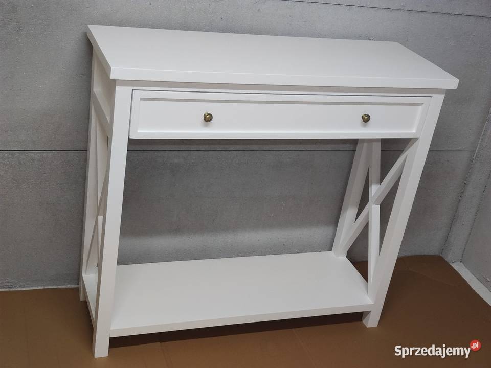 Konsola drewniana biała sprzedam