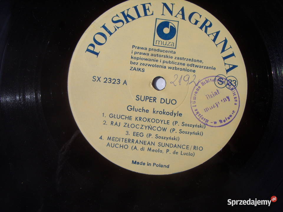 LP Jazz SUPER DUO 2 plyty winylowe Wołów