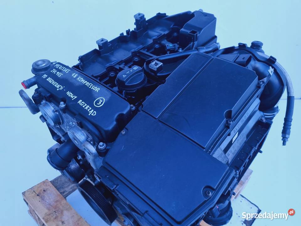 SILNIK Mercedes CLK W209 18 KOMPRESSOR 271955 Rudka