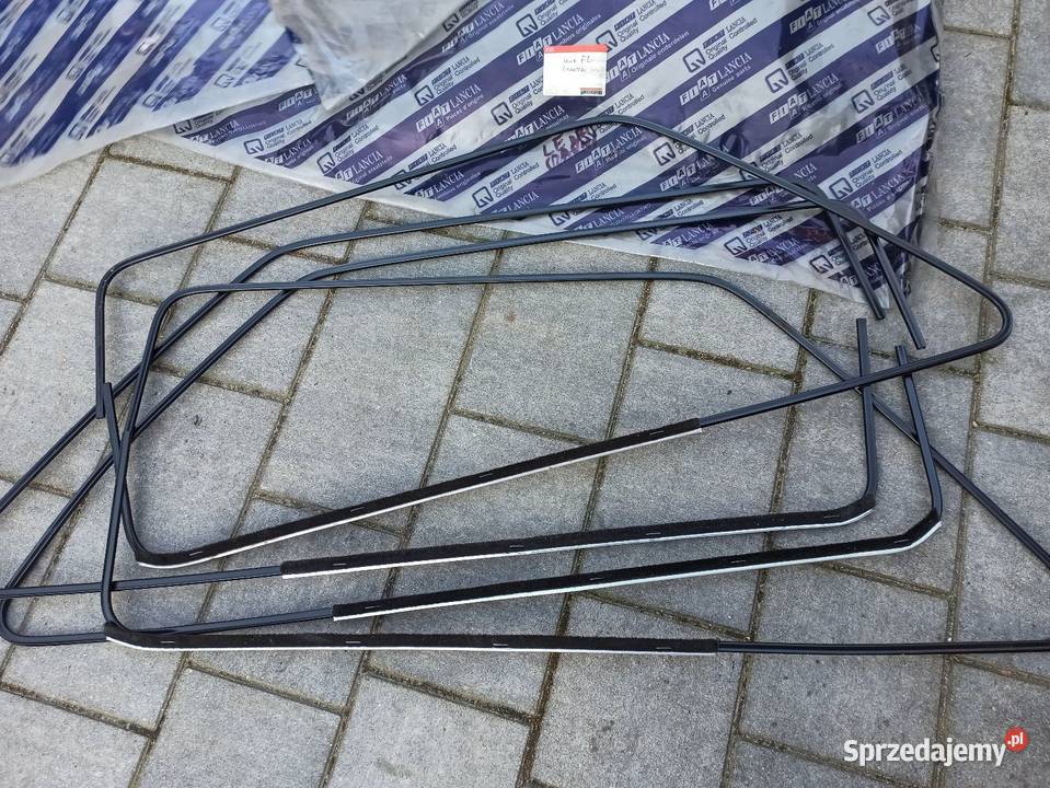 Aluminiowe ramki drzwi czarne oryginalne Fiat Poznań