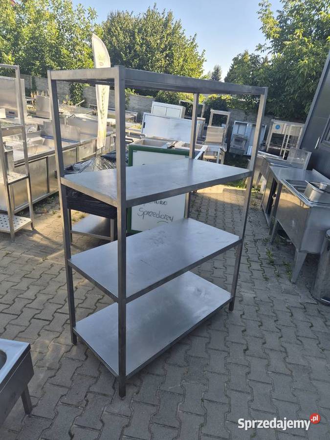 Solidny Regał Gastronomiczny Stal Nierdzewna 4 Gastronomia