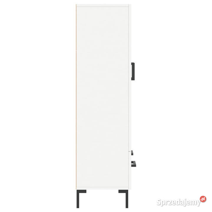 Wysoka szafka biała 695x31x115 materiał Warszawa