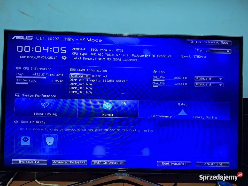 Płyta Główna AMD FM2 A107850K ASUS A88XMA 8GB Elbląg