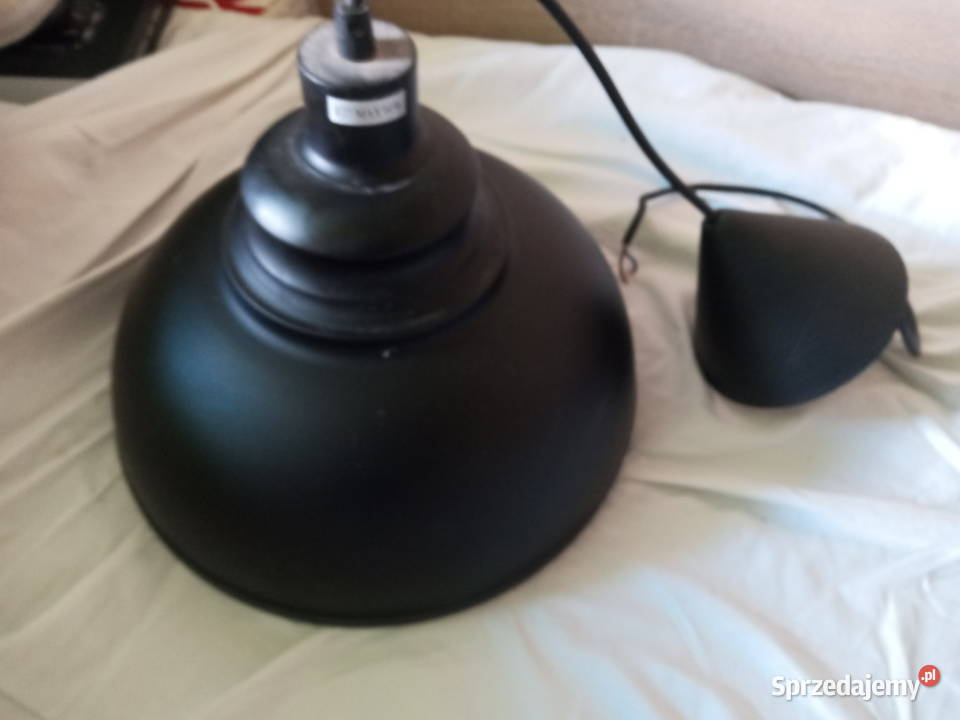 Czarna lampa sufitowa średnica 30 Warszawa
