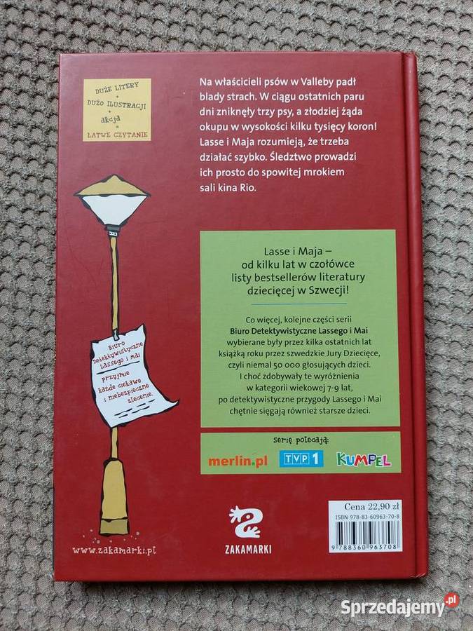 Tajemnica kina Martin Widmark Helena Willis ISBN 9788360963708 Kraków