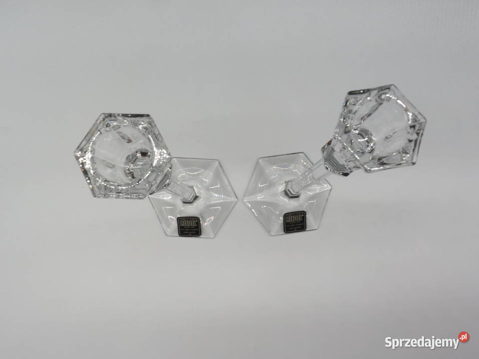 Para Kryształowych Świeczników RIEDEL Vintage Raszków sprzedam
