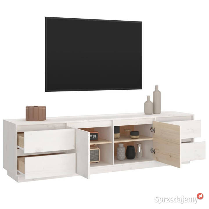 Szafka pod telewizor biała 176x37x475 lite Warszawa