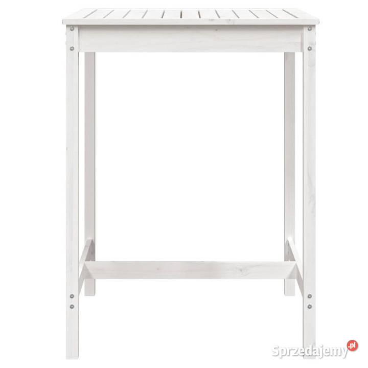 Stolik ogrodowy biały 825x825x110 lite drewno Warszawa sprzedam