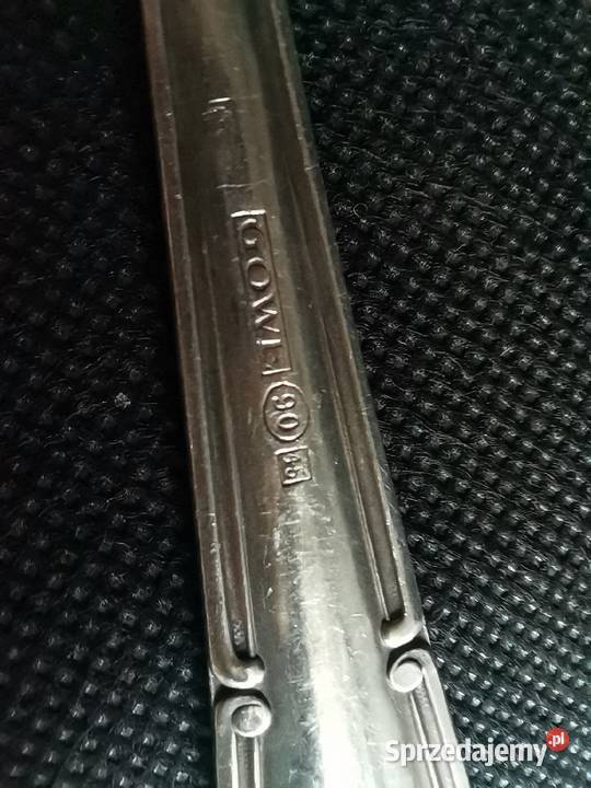 Stare posrebrzane sztućce 4 noże 5 widelców Gowe Siemianowice Śląskie