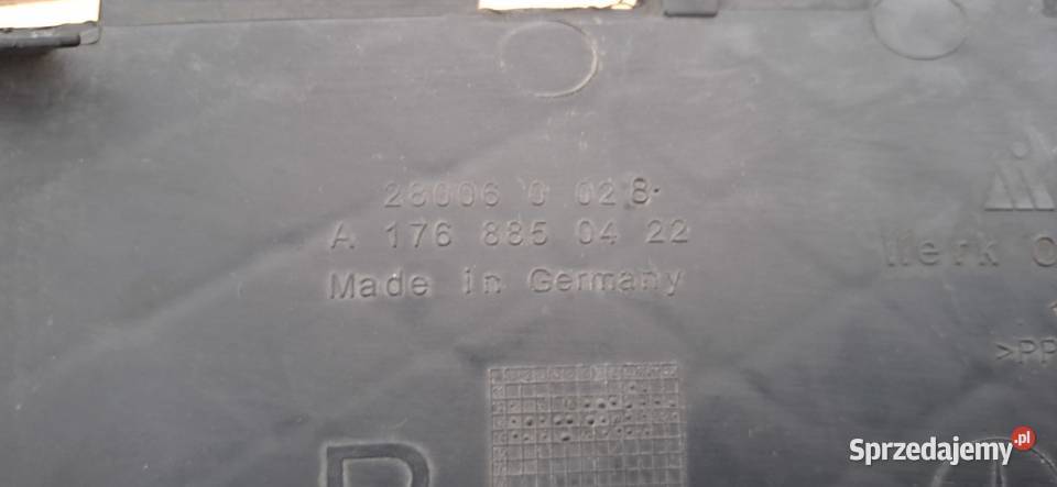 MERCEDES AKLASA W176 KRATKA ZDERZAKA PRAWA lubuskie Bieleń