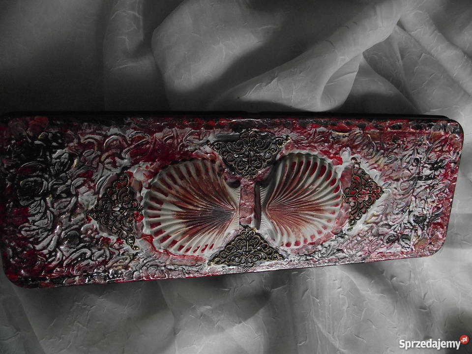 KASETKA PUDEŁKO ETUI niebanalne rękodzieło Dekoracje i ozdoby Piła sprzedam