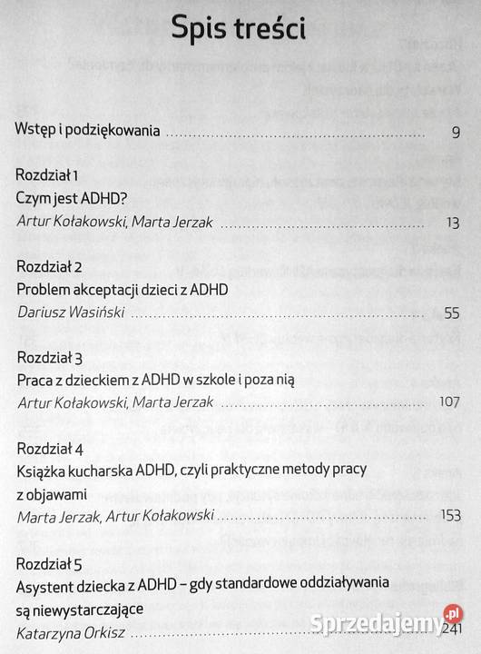 ADHD w szkole Marta Jerzak Artur Kołakowski lubelskie Chełm