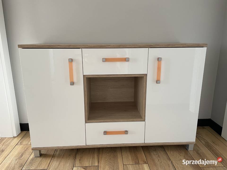 Komoda i Kontenerek Biała Super Inowrocław