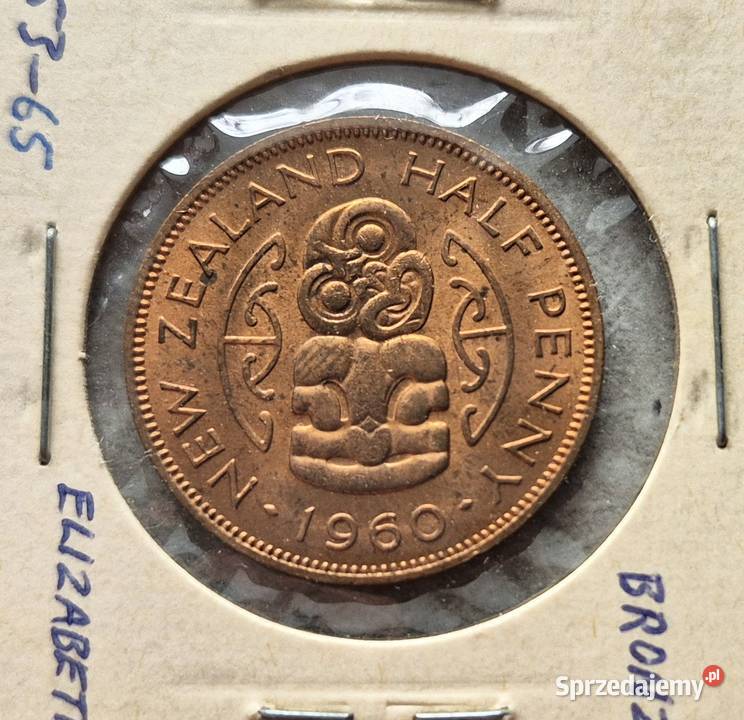 C16 NOWA ZELANDIA 12 Pensa 1960 r łódzkie Wola Kruszyńska