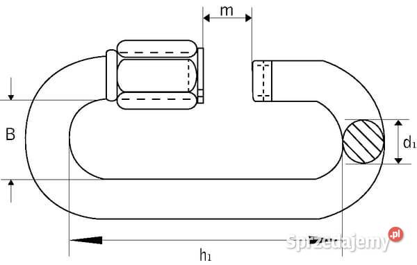 Ogniwo rozkręcane ocynk 7 x 70 mm NG07S Pozostałe