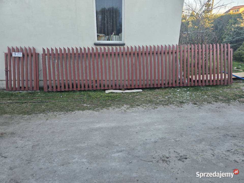 Brama 6m furtka 1m Bramy Goździk