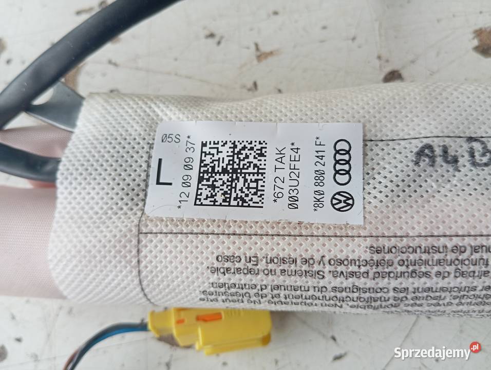 Audi A4 B8 poduszka fotela lewa 8K0880241F Kobylnica sprzedam
