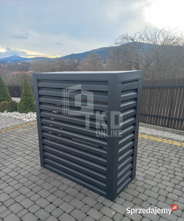 Osłona pompy ciepła 110x50x150 antracyt TKD195 Pompy ciepła zachodniopomorskie Szczecinek