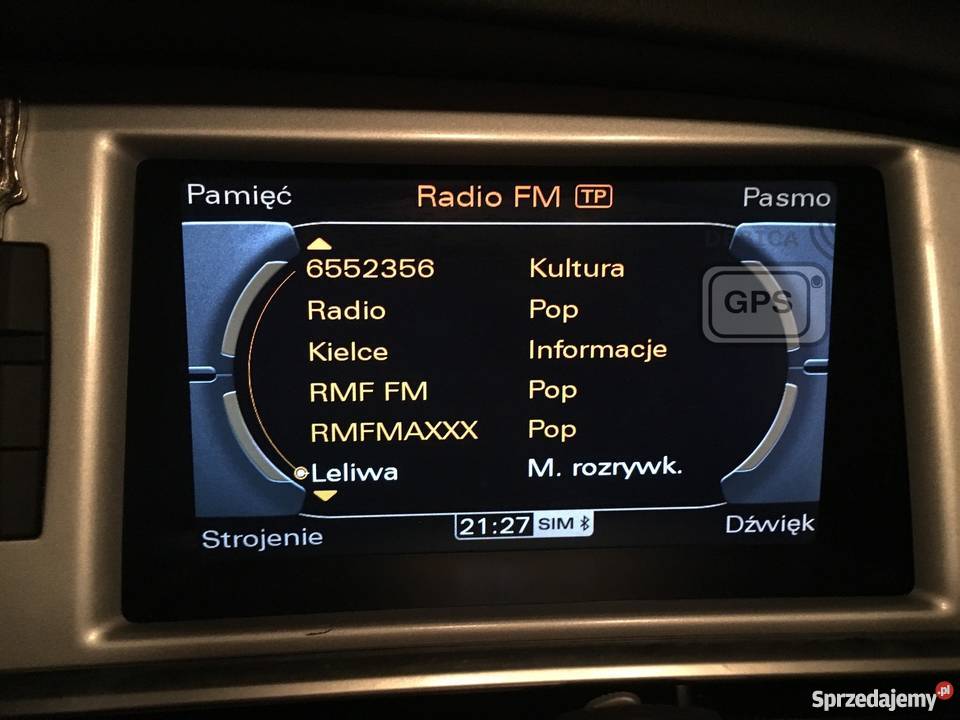 Audi MMI 3G Polskie Menu Lektor A4 A5 A6 A7 Q5 Pozostałe Dębica