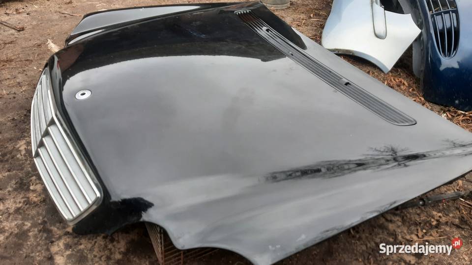 maska kompletna mercedes c W203 CZARNA z grilem Dębno