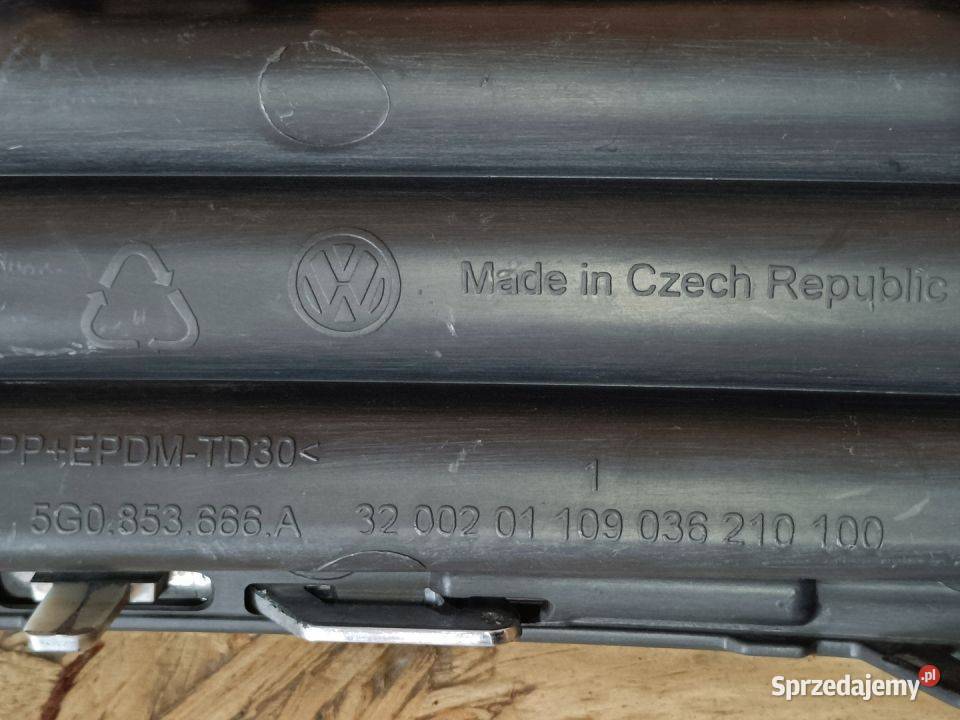 VW GOLF VII KRATKA ZDERZAKA PRAWY PRZÓD Pleszew